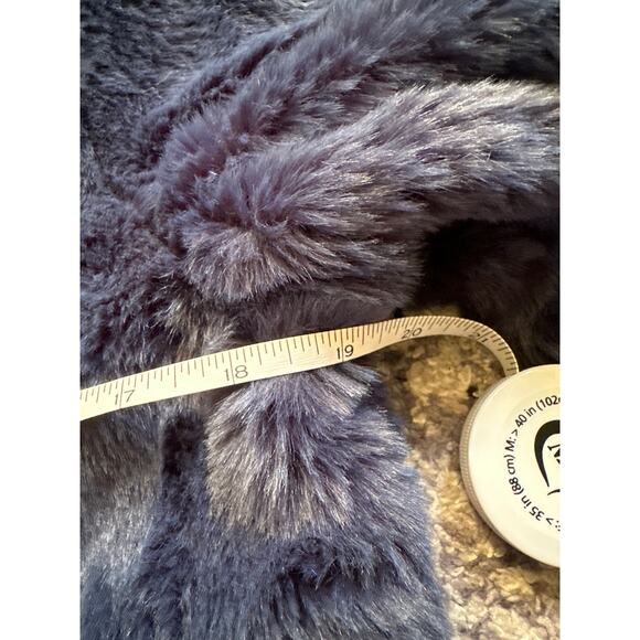 Stella McCartney Kids Faux Fur & Denim Hooded Jacket – Size 8 (130/64) - Picture 5 of 11